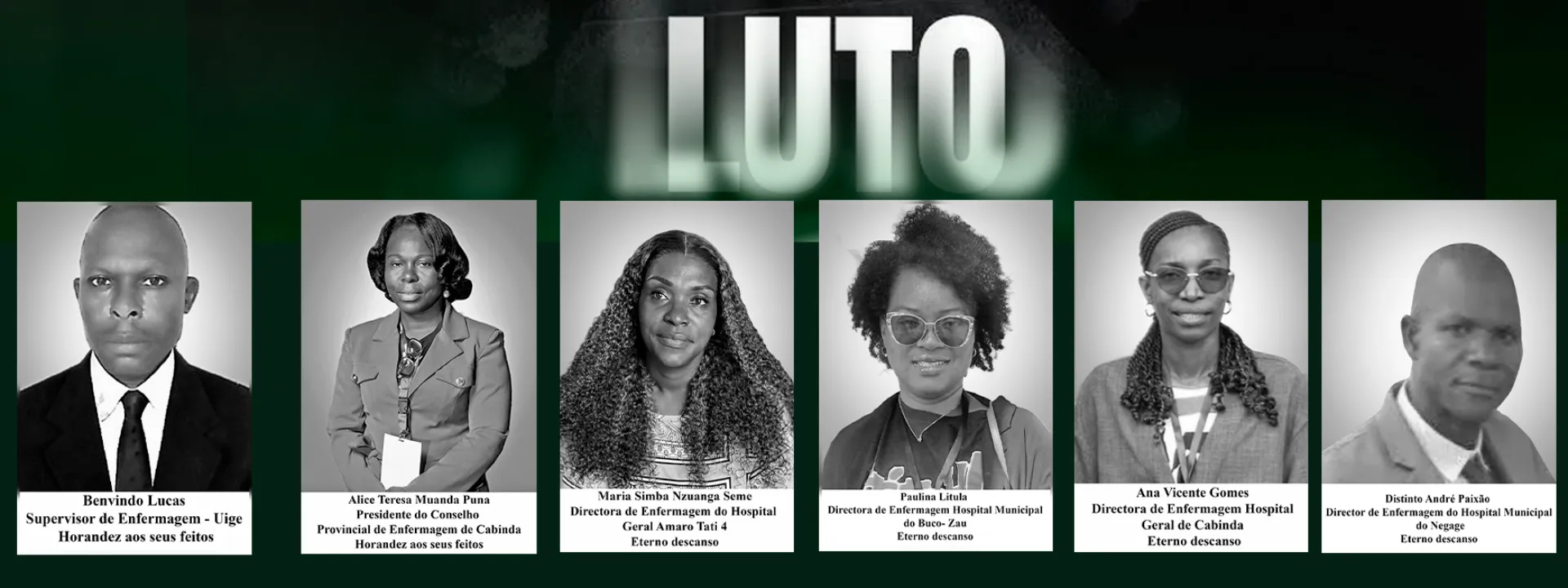 NOTA DE CONDOLÊNCIAS