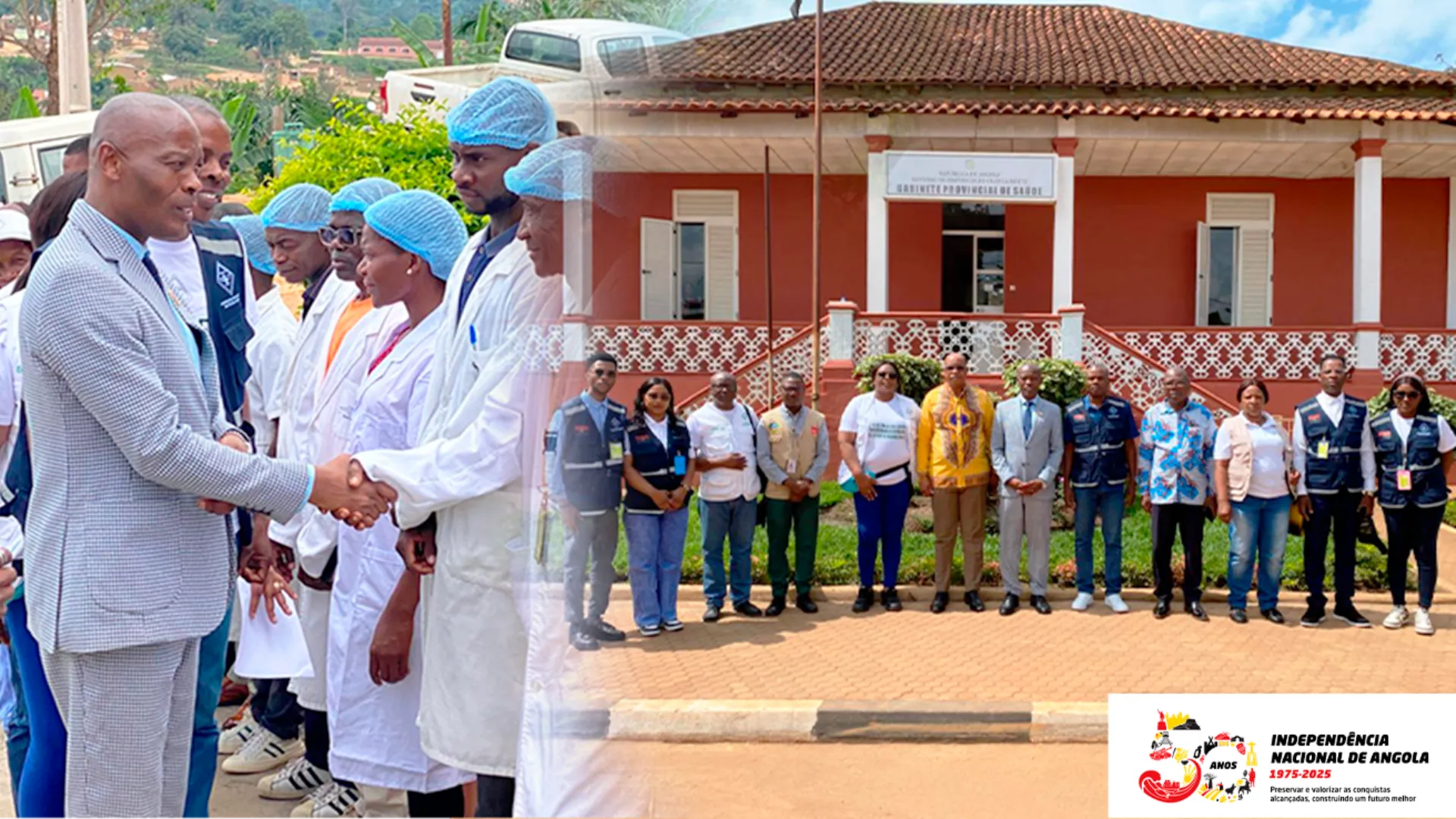 Direcção Executiva Nacional da ORDENFA recebida em audiência pelo Gabinete Provincial da Saúde do Cuanza Norte