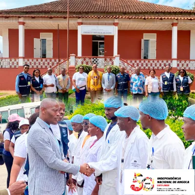 Direcção Executiva Nacional da ORDENFA recebida em audiência pelo Gabinete Provincial da Saúde do Cuanza Norte