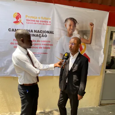 Gabinete Provincial da Saúde Aborda Jornalistas sobre a campanha de vacinação contra o cancro do colo do útero