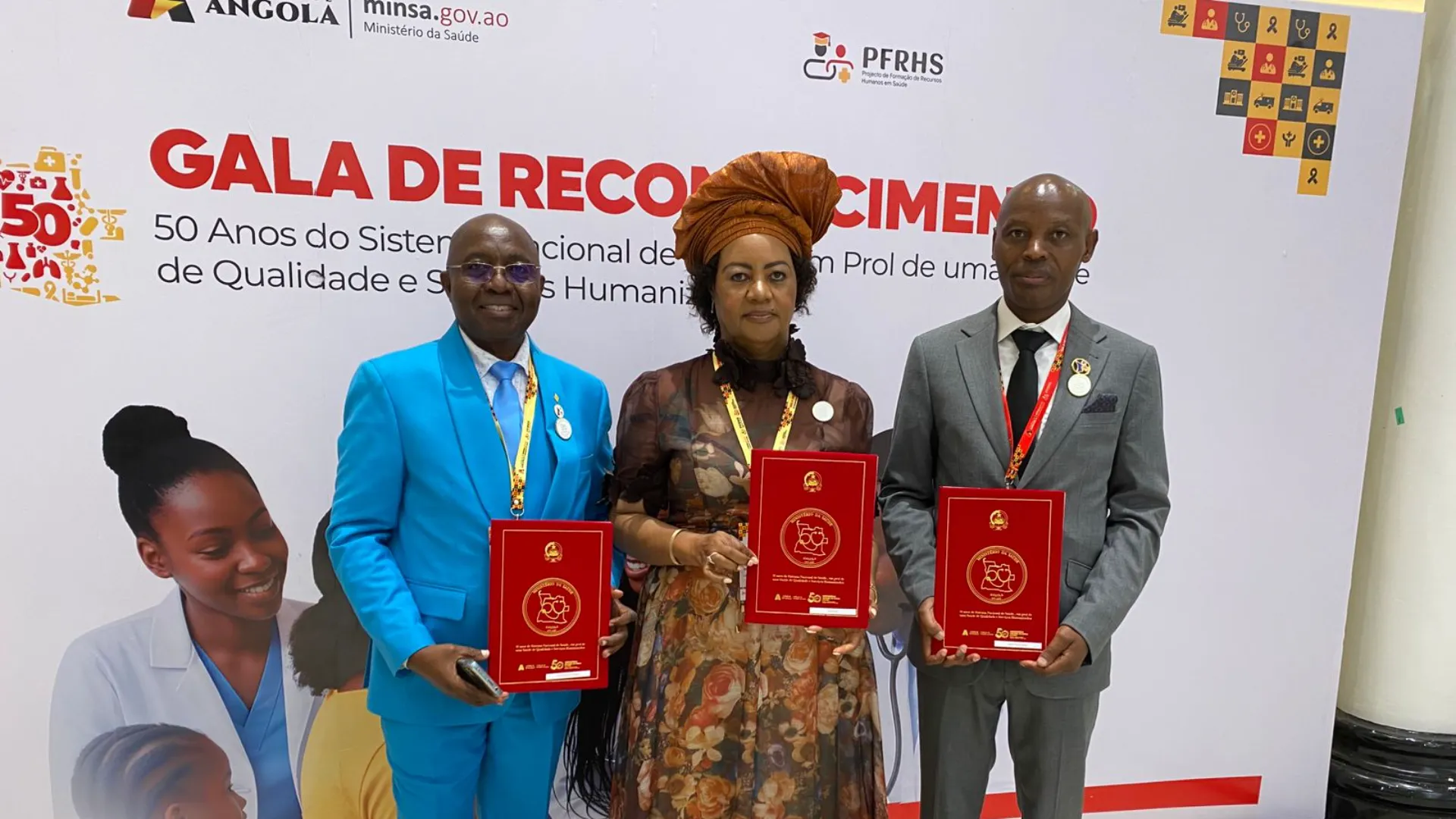 Enfermagem Angolana distinguida nas Celebrações dos 50 anos do Sistema Nacional de Saúde
