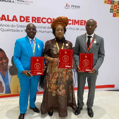 Enfermagem Angolana distinguida nas Celebrações dos 50 anos do Sistema Nacional de Saúde